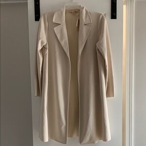 Philosophy woman’s sweater coat Size L Cream NWT